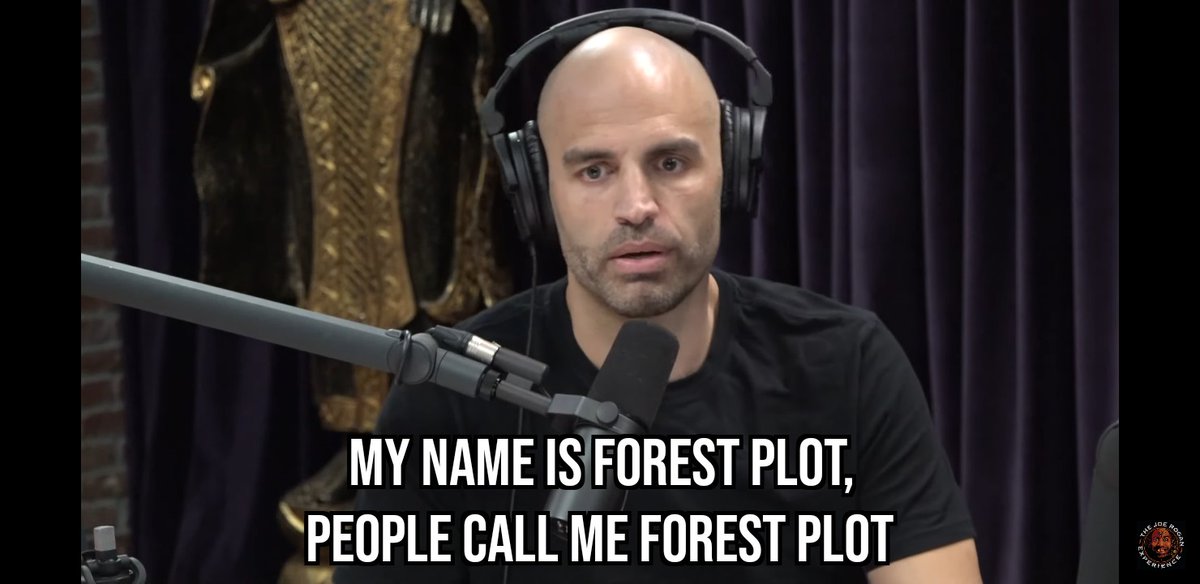 CELLX23's tweet image. @joerogan was hilarious today. #ForestPlot
