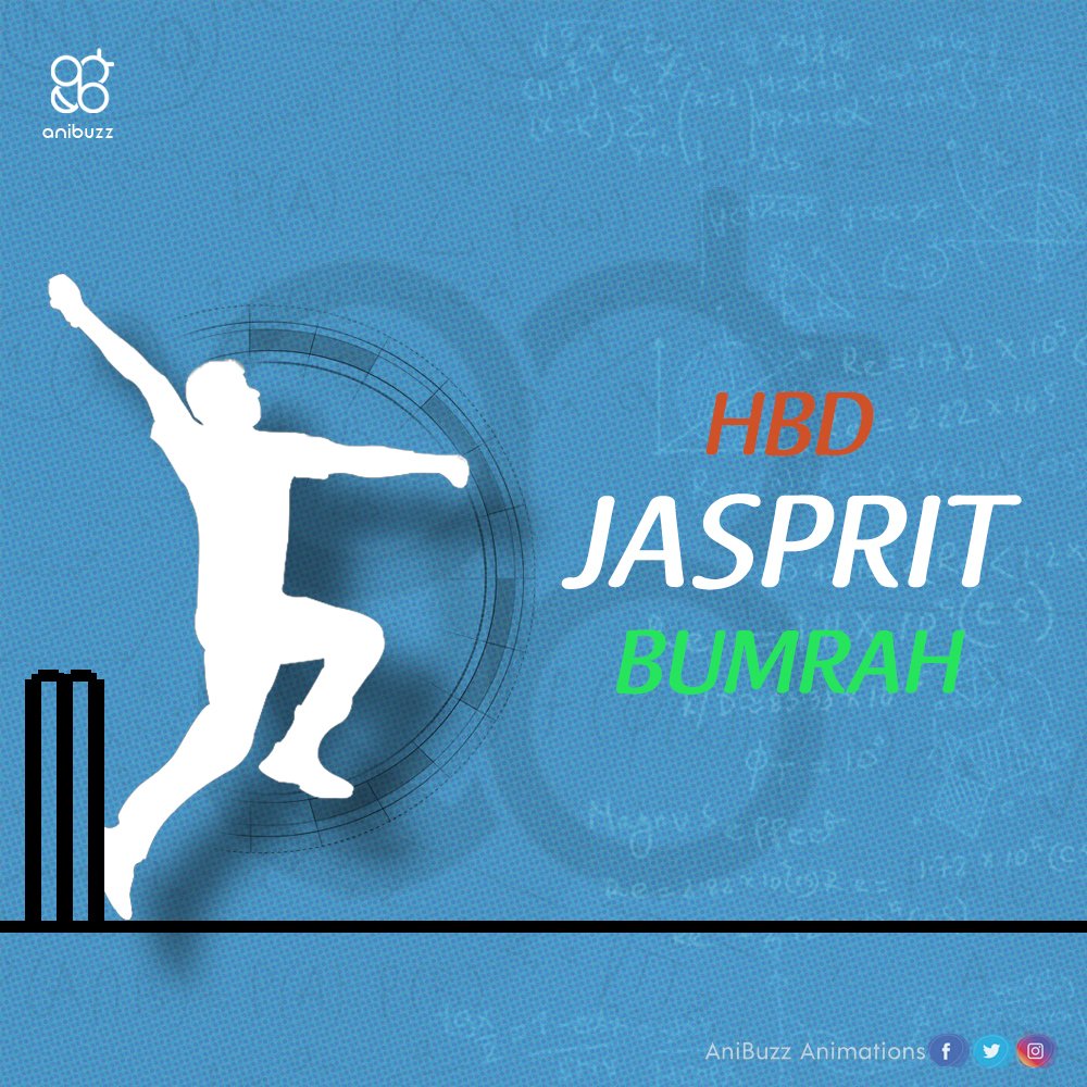 AniBuzzCreators's tweet photo. BOOM BOOM BUMRAH! 
Jasprit bumrah, makes his style every time on the ground he stands, we can't get enough of it! 
we are wishing the fiery pacer the very best bowler " JASPRIT BUMRAH"  A very happy birthdays ever in his life! 
#HappyBirthdayBumrah  #anibuzz #anibuzzanimations https://t.co/wGQRFlpMc9