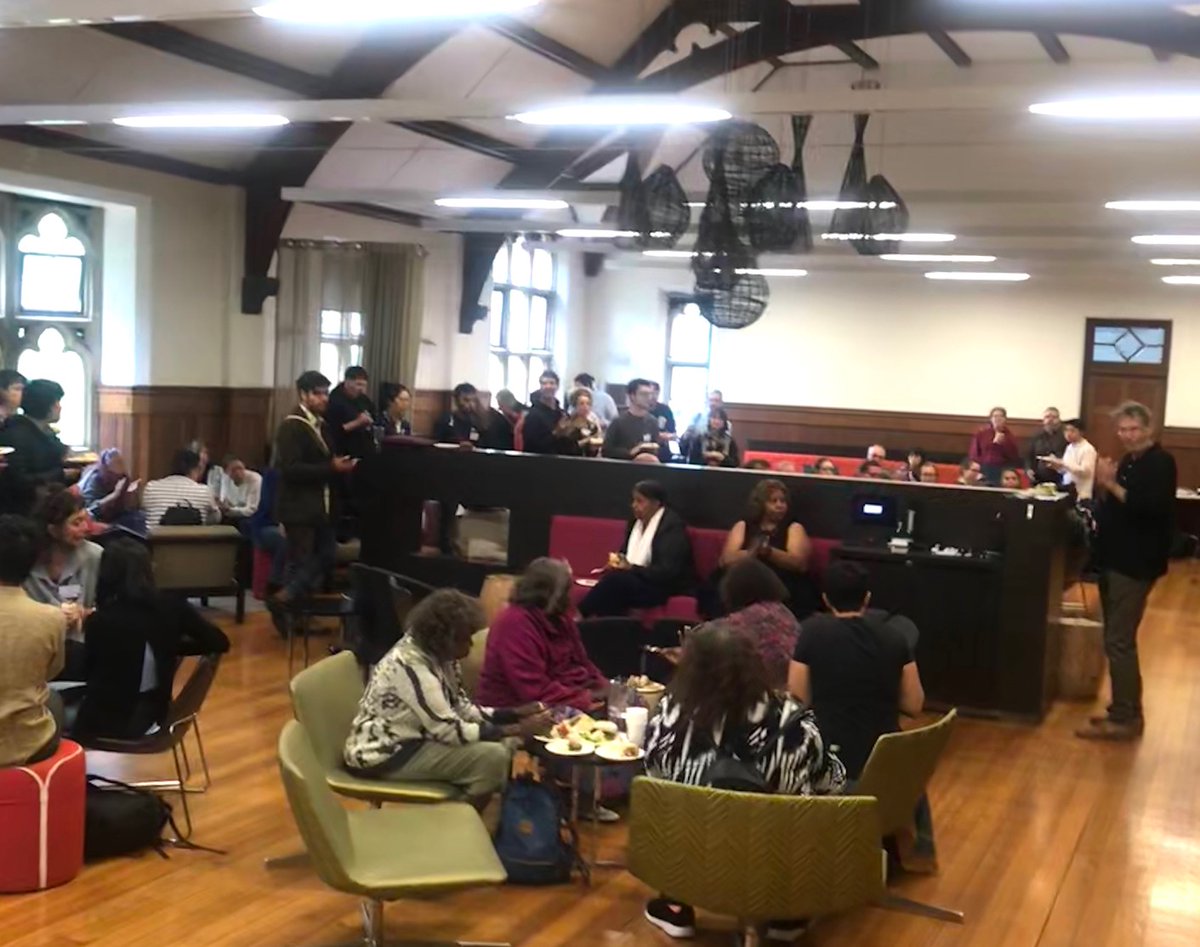 CoEDLang's tweet photo. It's goodbye to friends old & new as we say farewell to #CoEDLSummerSchool for 2019. Nick Evans thanks the instructors, volunteers, Centre staff, and most of all – the students! – who came from more corners of the country & globe than ever before. See you again in February 2021! https://t.co/Ylp9myf4vy