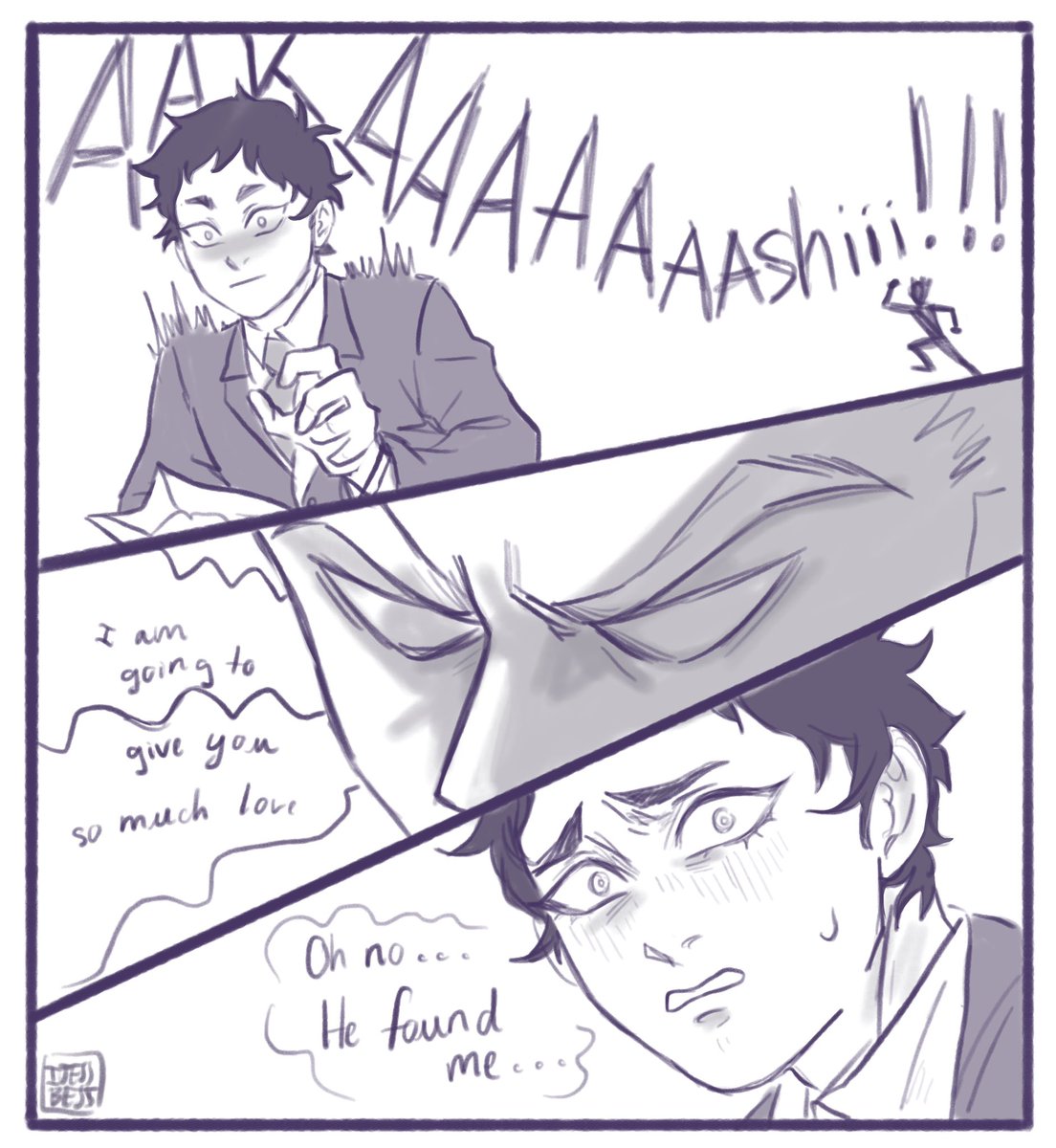 A little something I did for Akaashi's birthday and forgot to post it here so...here you go XD
#Haikyuu