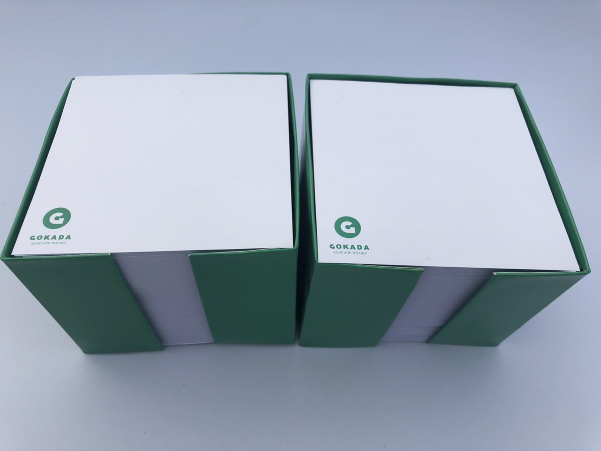 Lea_Motifz's tweet photo. CUSTOMISED TABLE NOTEPAD IN CUBE BOX.
Let your brand resonate with your client. Contact us to place your order.
LEA MOTIFZ
#Souvenir
#ClientHappiness
#CustomerRelationship
#BrandProjection
#HowUwantIt
#weDeliver https://t.co/3BvduVGyAE