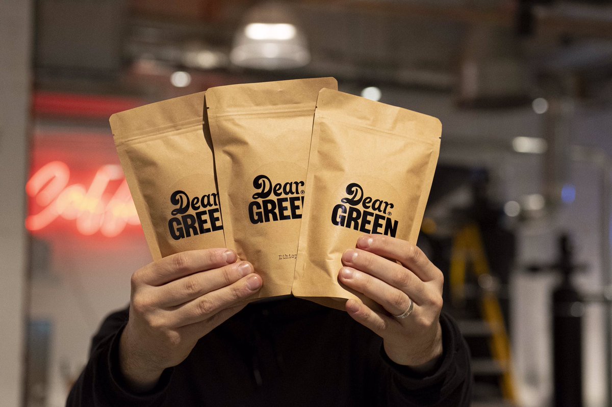 CoffeeGlasgow's tweet photo. Tomorrow is #SmallBusinessSaturday so we'd like to take this opportunity to *THANK YOU!!* for choosing Dear Green - it's an honour to provide you with your daily caffeine fix! And here's to small businesses everywhere, keeping it local and keeping it real! ✊ https://t.co/kmFaDfwJWr