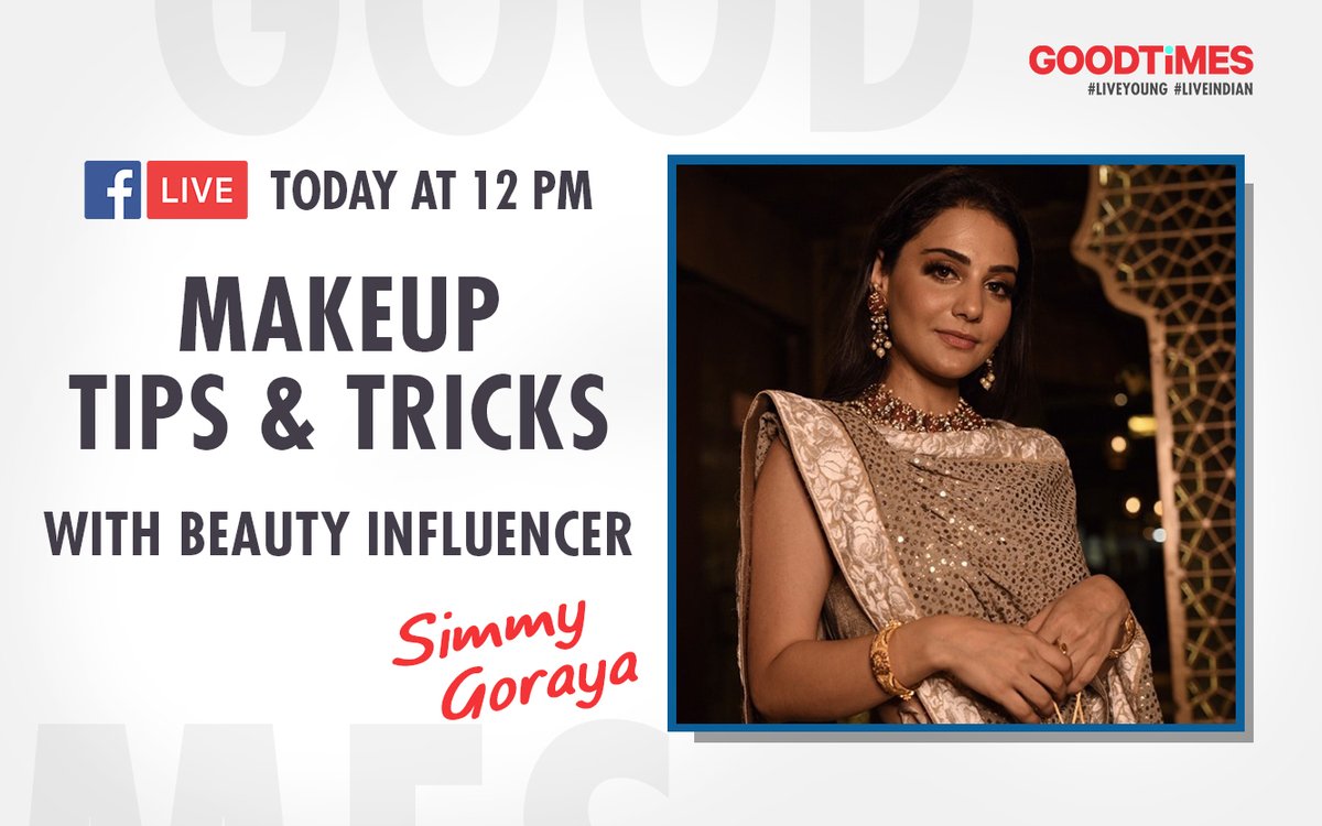 ndtvgoodtimes's tweet photo. Join in on now!
#FBAlive @Simmygoraya_MUA https://t.co/b8SOGy049c