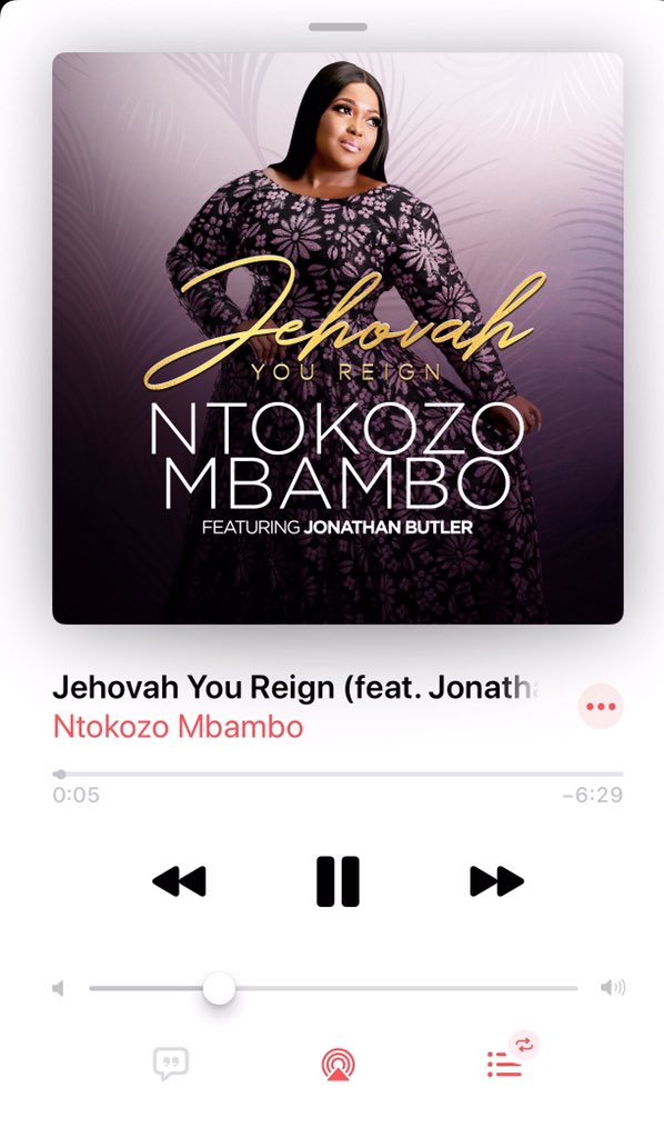 NtokozoMbambo's tweet photo. ‼️New Music ‼️My brand new single is available on all reputable digital outlets 💃🏽 Jehovah You Reign featuring @JButlerGuitar ❤️😉 https://t.co/3CR2WPM7Oj