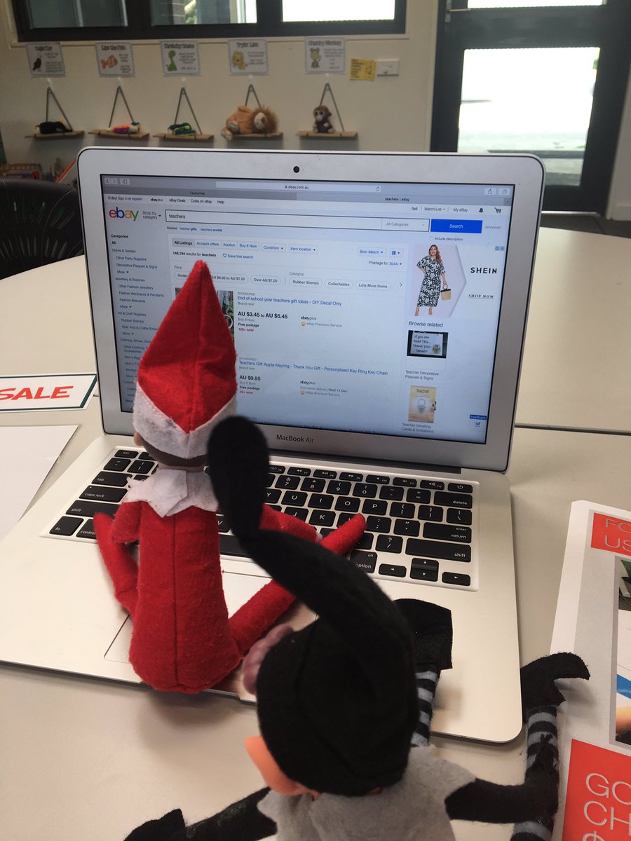 wpsboyd's tweet photo. Security cameras picked up the suspect elf trying to sell something on eBay! https://t.co/MXKH2GSLzG