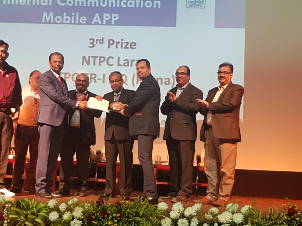 Ashokkrtiwary's tweet photo. ER-I HQ,Patna has bagged two prize-one for third position in the area of Samvaad & another third prize for Crisis Communication during 30th Corporate Communication Meet at #NTPC Sipat. @ntpclimited #CorpCommn https://t.co/LOYJojGyXZ