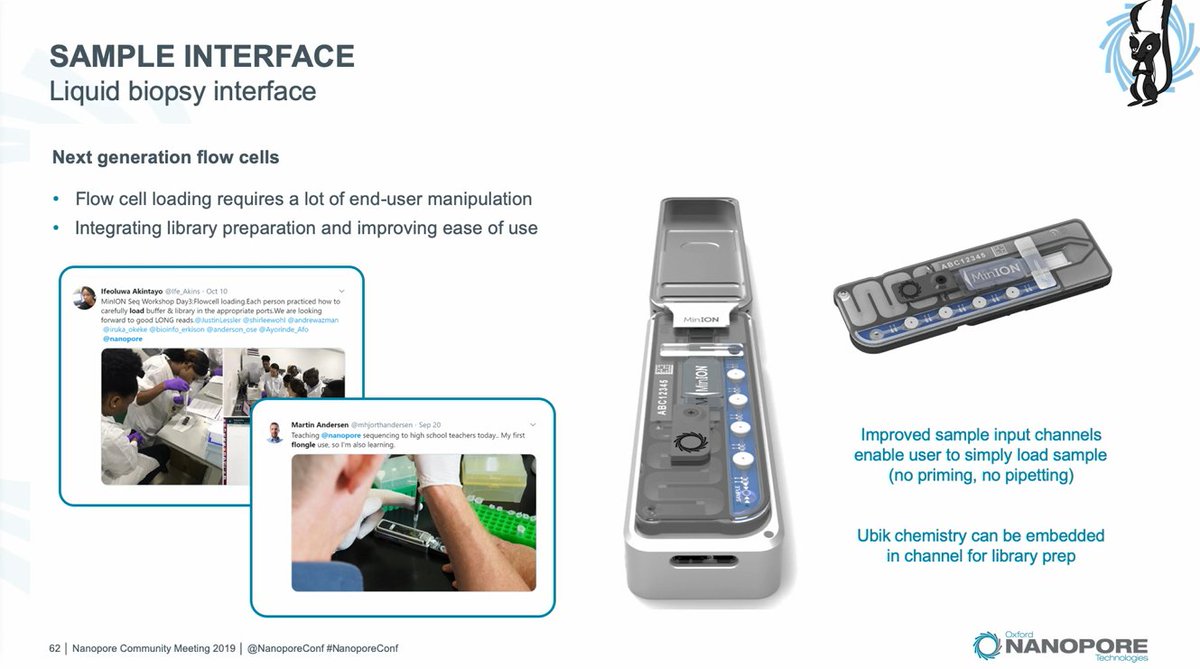 AlbertVilella's tweet photo. #nanoporeconf Sample preparation integration in the flowcell https://t.co/cHQvGd1KSX