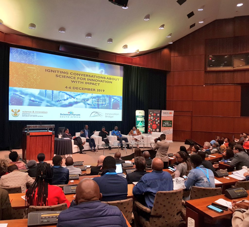 Dsttviljoen's tweet photo. #SFSAIB2019 full house as the closing program commences. @UPTuks Prof Tawana Kupe addressing the final panel The South Africa,  Africa and World we want to leave our children. @dsigovza https://t.co/EMhb26K2VQ