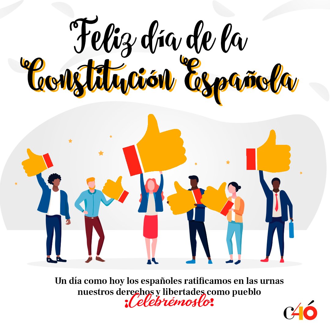 El Congreso de los Diputados conmemora hoy el aniversario de la #Constitucion41: un 6 de diciembre de 1978 los españoles ratificaban en las urnas la actual Carta Magna. ¡Feliz #DíaDeLaConstitución! 🎉

👉 bit.ly/Constitucion41…