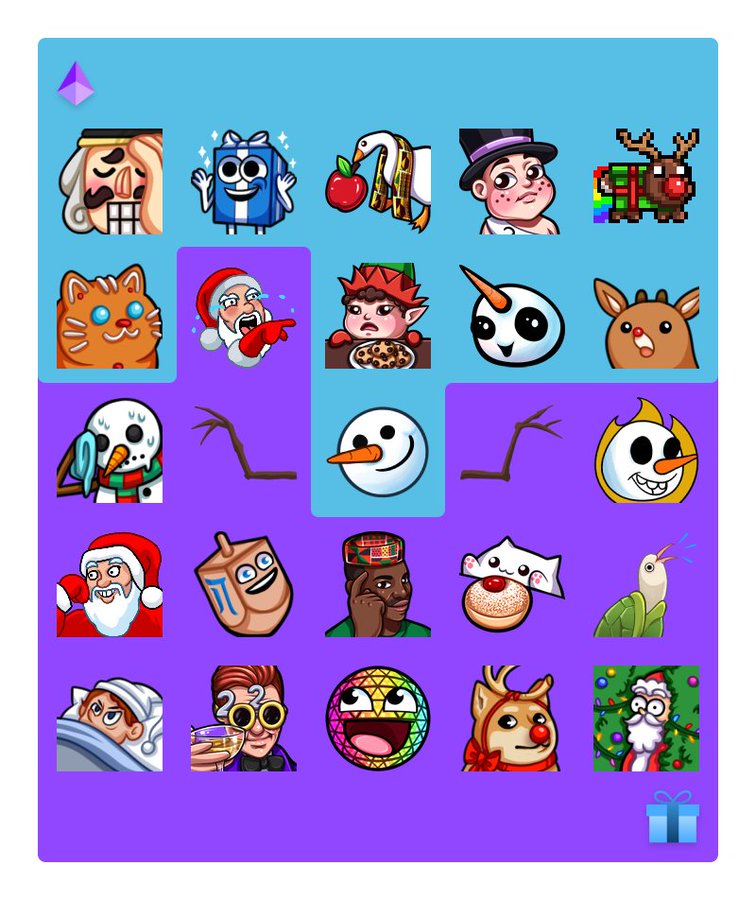 Twitch ホリデー限定スタンプが解禁 獲得スタンプは年1月末まで利用可能 Jpstreamer