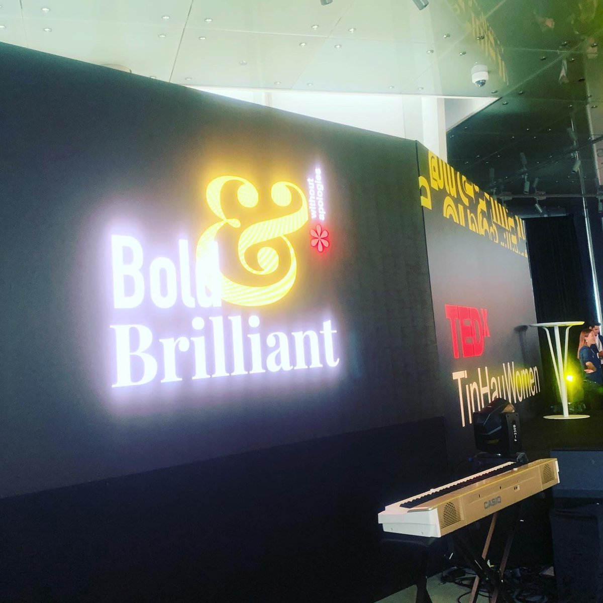 DameHobbs's tweet photo. Attending my very first @TEDx event today! Enjoying being part of a #boldandbrilliant community and hearing from some amazing and inspiring women. @TEDxTinHauWomen #tedxtinhauwomen #TEDWomen #TedWomen2019 #TEDTalks #withoutapologies #hobbservations #hongkong #middleagedmusing https://t.co/9cfjPuhPQL