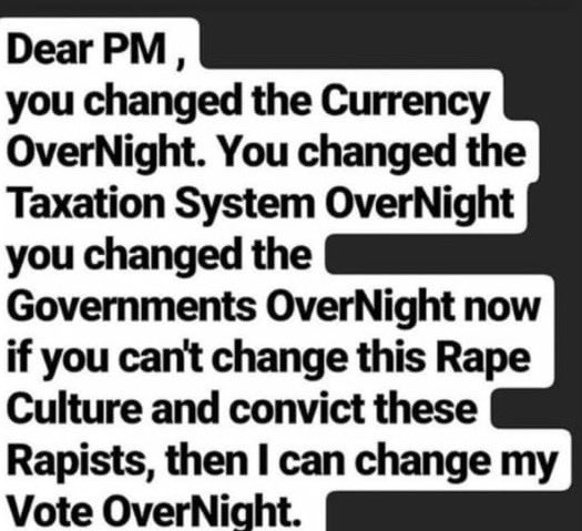 Paras_bhatiaa's tweet photo. now the time comes , for the government to make a strict law against rapist . I think before hang them , according to law , we should burnt them (some bodyparts) because they can know how they make a very very large mistake .@AmitShah @narendramodi  @ABPNews  @ZeeNewsHindi https://t.co/aIVsToSOC0