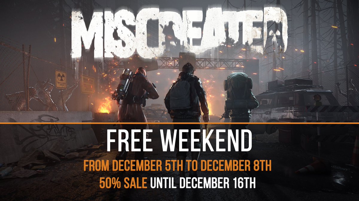 Miscreated_fr's tweet photo. 🎁 #Miscreated est GRATUIT tout le weekend sur Steam !

Économisez 50% sur le prix si vous vous décidez à l'acheter !

Uniquement sur #Steam !

Plus d'infos >> https://t.co/8OFyQNBHpz https://t.co/dExUbMFWGI