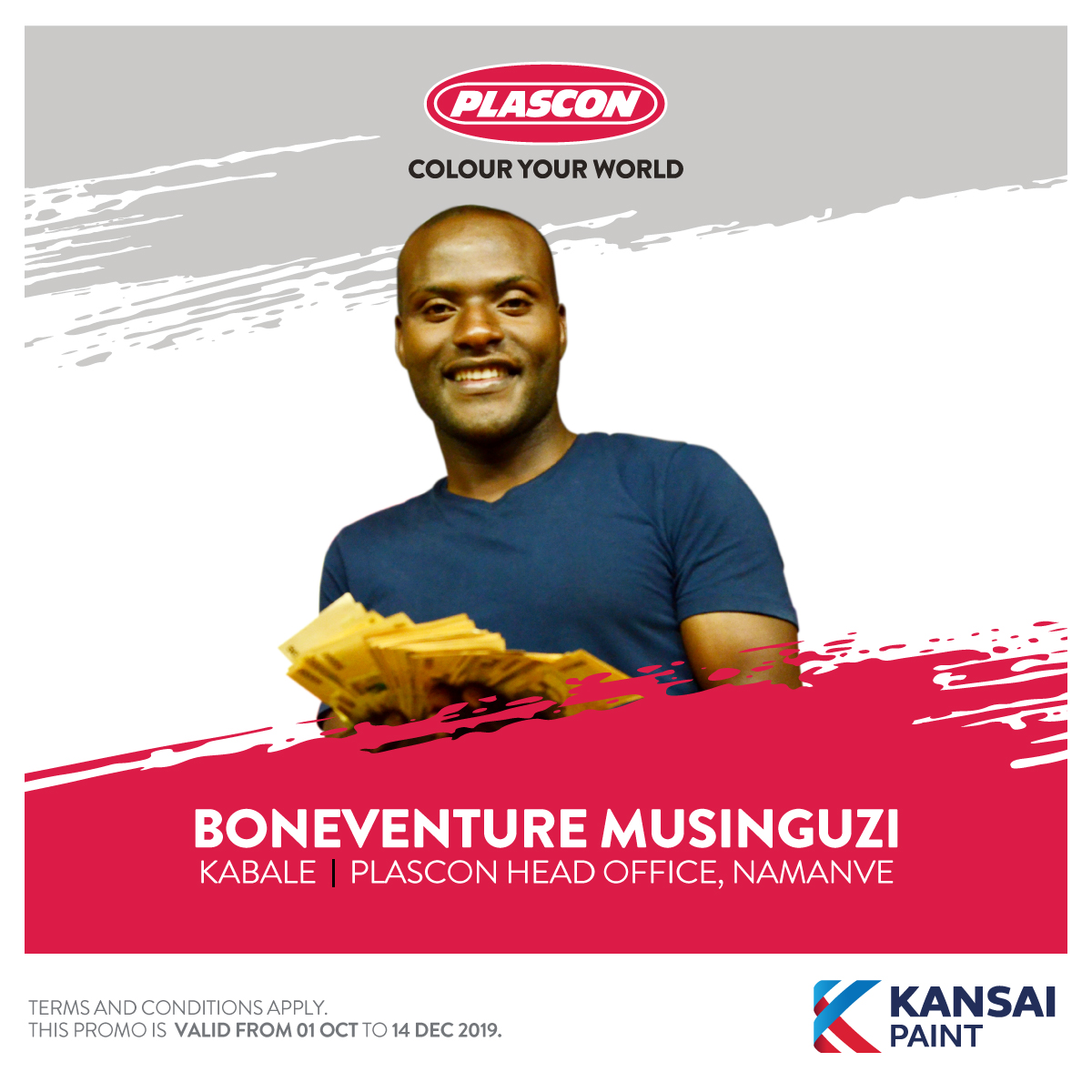 PlasconUganda's tweet image. Plascon #PaintAndWin week 7 winners. 👏👏You too could be our next lucky winner. Visit our nearest outlet, buy paint worth UGX 100,000 and stand a chance to win. #ColourYourWorld #ColourRush