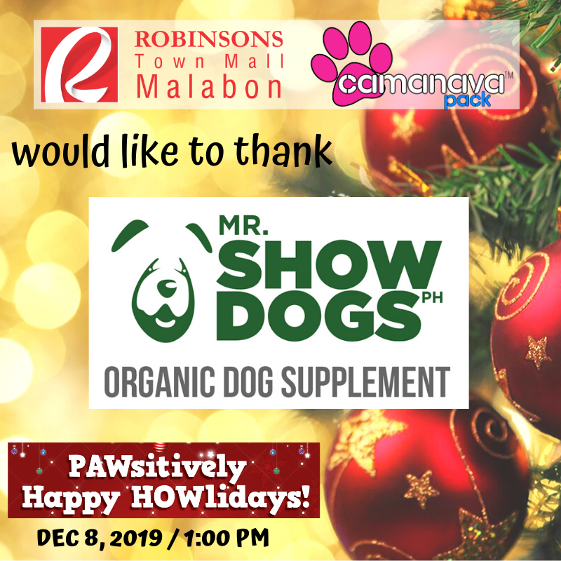 CamanavaPack's tweet photo. Camanava Pack and Robinsons Town Mall Malabon would like to thank our partner... Kanivore and Mr. Show Dogs. https://t.co/3RI2P7tjk8