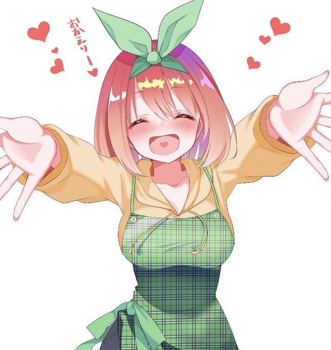 【 Gen 】@冴えカノ信者さんがTwitterに投稿した中野四葉(五等分の花嫁)のイラスト。