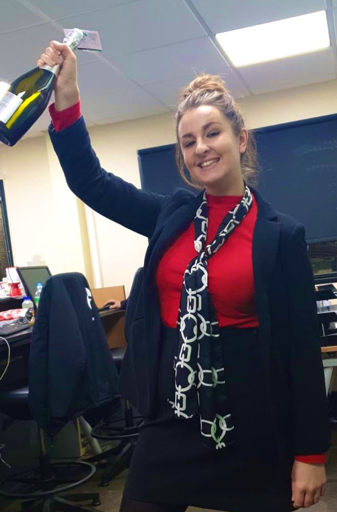 EracCymru's tweet photo. She’s only gone and done it again Olivia Harris wins @EracNorth advent calendar game https://t.co/GNUjC3KfEF