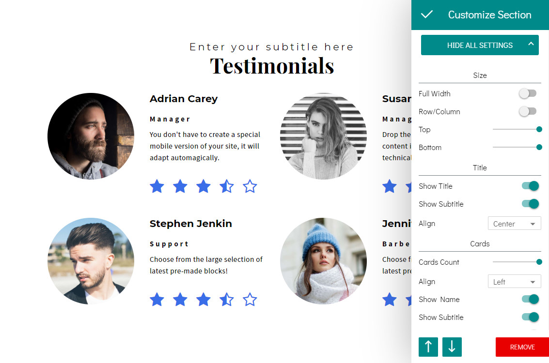 8bsite's tweet image. 8b Simple Website Builder | Great designs!

Learn more: 8b.com

Do not hesitate to try 8b Website Builder! There are a lot of attractive and ready-made designs waiting for you to create the best website for free!