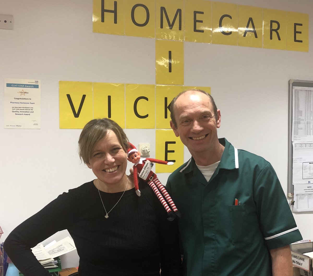 #Homecare saves Trusts +++£££ on medicines. <a href="/ELHT_NHS/">East Lancashire Hospitals NHS Trust 💙</a> this is coordinated by #Pharmacist Vicky and #PharmacyTechnician Mike… whilst #GalenThePharmacyElf counts the savings… and lost count at the 1st £1M! <a href="/steves2048/">Steve Simpson</a> <a href="/roylilley/">Roy Lilley 💙</a> <a href="/mabrown10001/">Michelle Brown</a>
