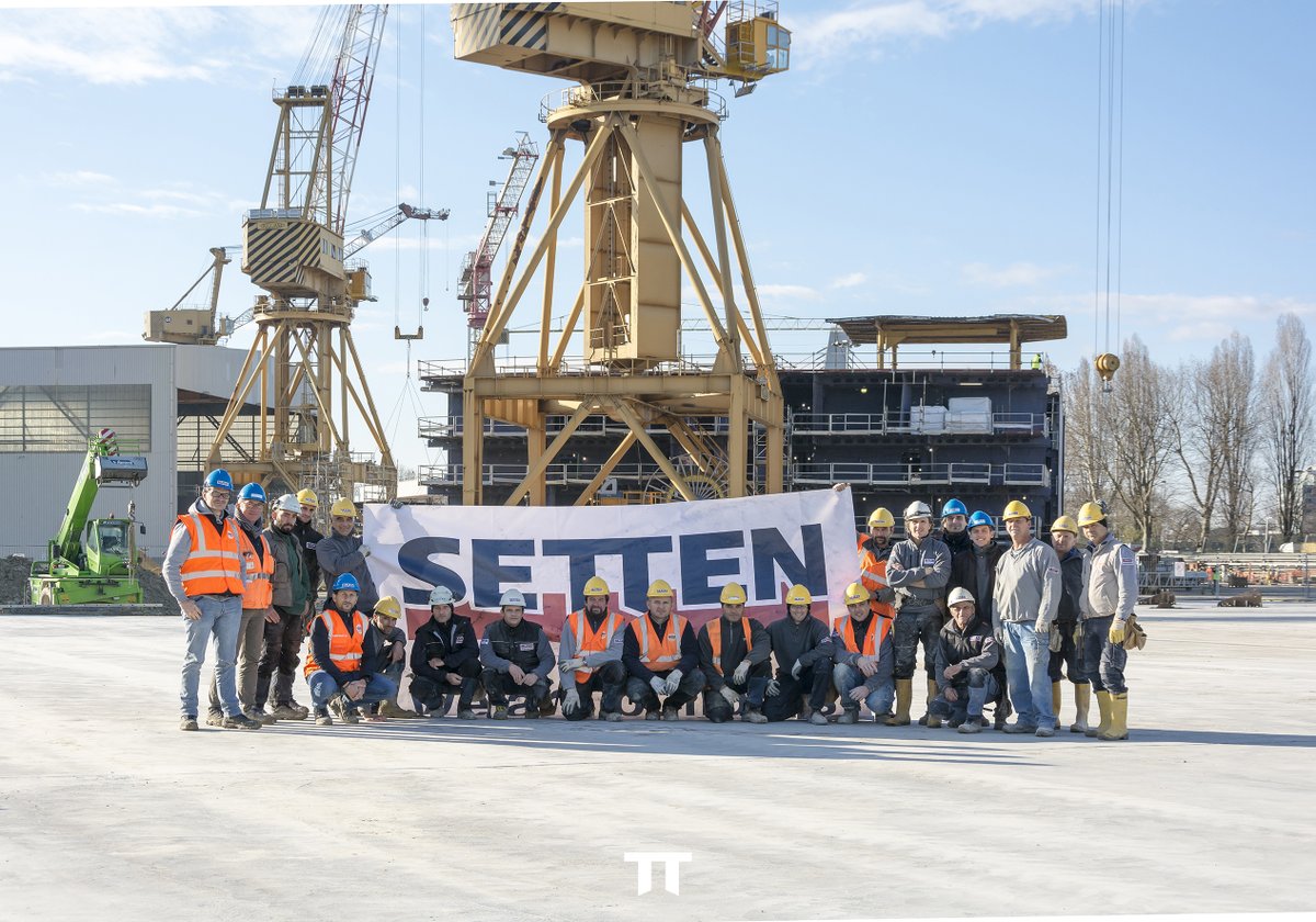 SettenGenesio's tweet photo. IL NOSTRO TEAM IN @FINCANTIERI!
Our team in Fincantieri!

Continuano le opere, allo stabilimento Fincantieri di Venezia, per la realizzazione del loro nuovo parco di premontaggio.

Works are ongoing at the Fincantieri plant in Venice for the construction of the pre-assembly area. https://t.co/0S4GFbkR7c