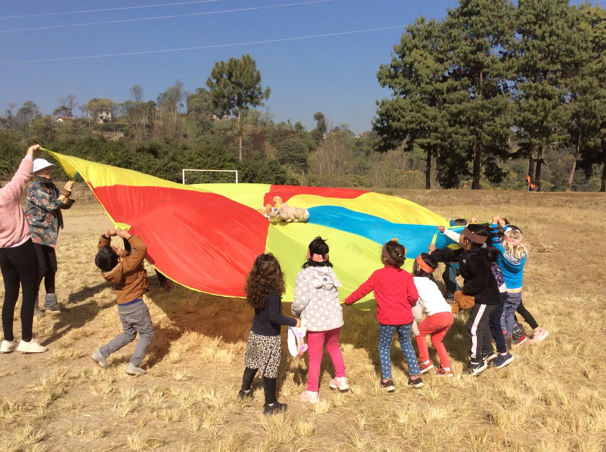 Foundation2TBS's tweet photo. If you go down in the woods today, you’re sure of a big surprise .....Today’s the day the teddy bear’s have their picnic....Earlyyears had a great time this morning at Chobar.....enjoying Teddy bear’s picnic..@FoundationTBS @TBSfoundation1 https://t.co/wZXnmJ8EPf