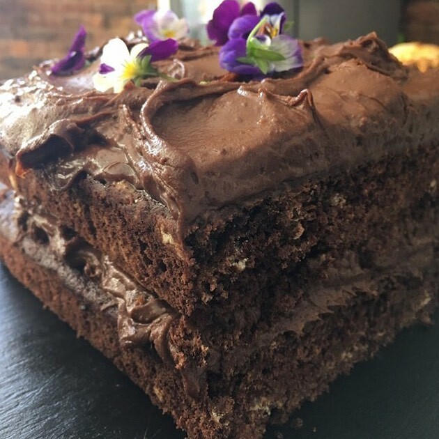 Bullet38's tweet photo. People are often surprised at how yummy our vegan chocolate cake is, made with cacao and maple syrup with a kilo of vegan chocolate ganache  it can’t be anything but delicious ‘
‘
#eat #wholesome #homemade #tasty #yummy #vegan #plantbased #cake #food #ve… https://t.co/3ieEMfTXdF https://t.co/filOuC5FCt