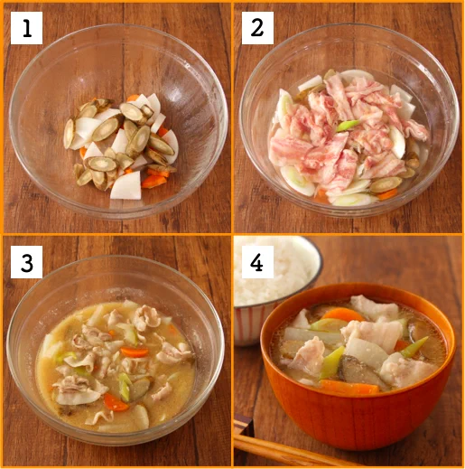 根菜たっぷりの具沢山豚汁レシピ！これからの寒い時期はこれで乗り切ろう！