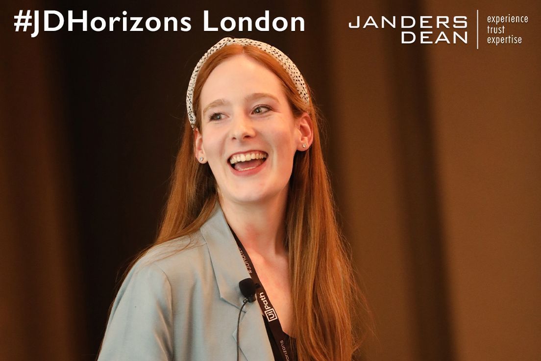 jandersdean's tweet photo. 6/25 We are proud to support @Legal_Forecast and their #DisruptingLaw event. It was an honour to have one of their awesome winners Sophie Airton join us in London for #JDHorizons as her prize. https://t.co/WpdW2ZsT3r
#weloveourclients #JDIn25 #LegalDec https://t.co/oClYzvvB32