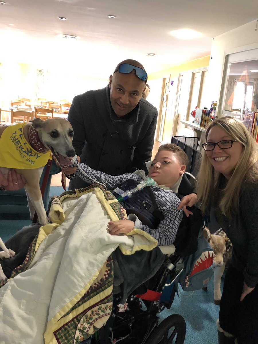 OurMaxwell14's tweet photo. Maxwell enjoying his time at chestnut Tree hospice xx https://t.co/YmDUJo5Sn7