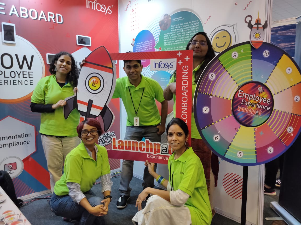 InfosysBPM's tweet photo. Our L&amp;D team is in action at the NHRD Bangalore Chapter, where it is showcasing one of the robust flagship Talent Accelerator programs. Check out our booths buzzing with displays and discussions. #learninganddevelopment #infybpm #alwaysonlearning #bestpractices #employeegrowth https://t.co/M53kAcmyDt