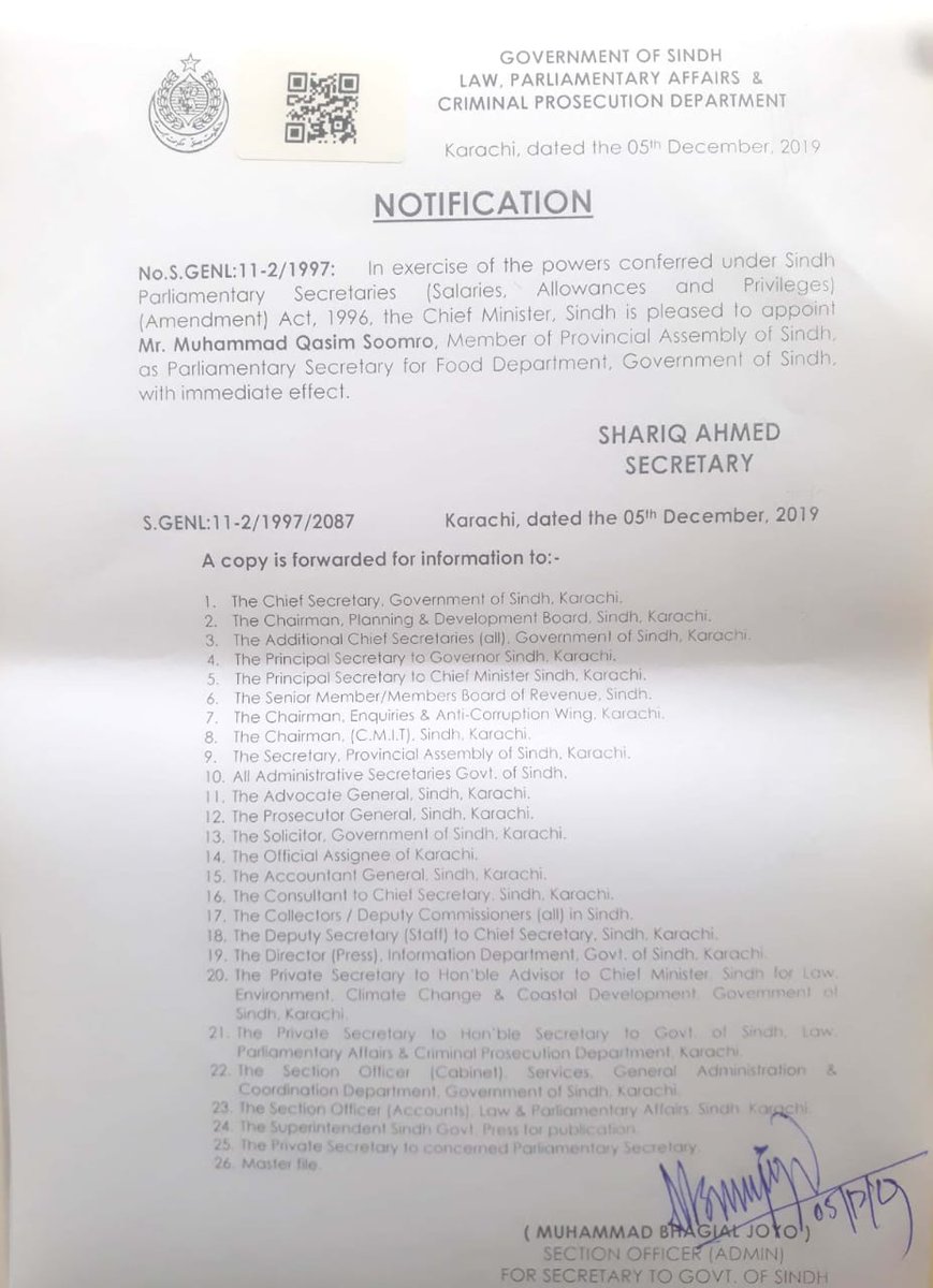 RizwanS50067877's tweet photo. Congratulations to my great leader @Qasimsoomro as parliamentary secretary for food department 
@BBhuttoZardari @MuradAliShahPPP @JavedNLaghari @haleemsomro @MediaCellPPP @HullioSikandar @RabNBaloch @PYOSindh @PoonjoM @bhawanippp @SardarKhanKhos3 https://t.co/vimrL55myJ