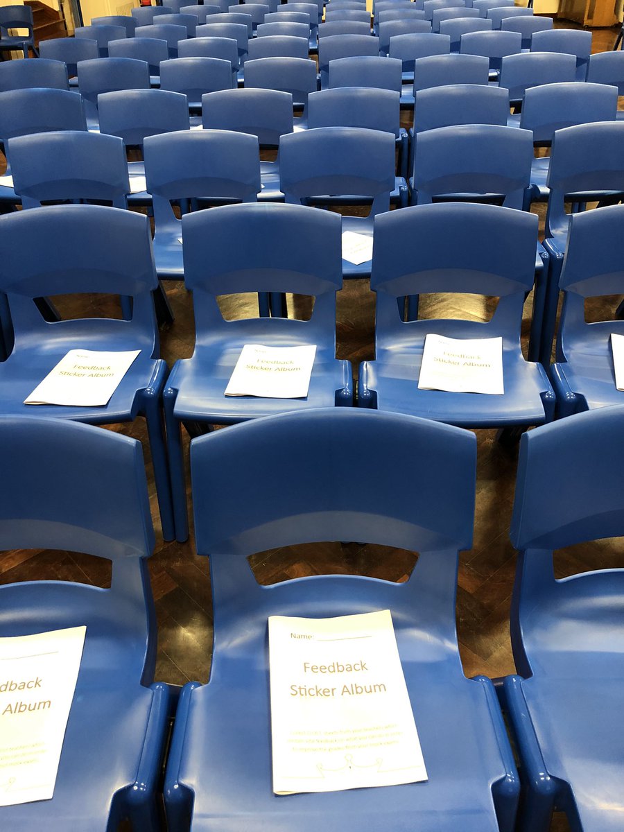 Year 11 will be receiving their feedback sticker album in assembly this morning, so all their mock exam feedback is in one place giving them a complete guide of how to improve in every subject @Meetushalfway1 <a href="/debdenteach/">DEBDENTEACH</a> <a href="/hylandsignite/">Hylands Ignite</a> <a href="/KemnalMinds/">Kemnal Minds</a> <a href="/KHaroldAcademy/">King Harold Academy</a>