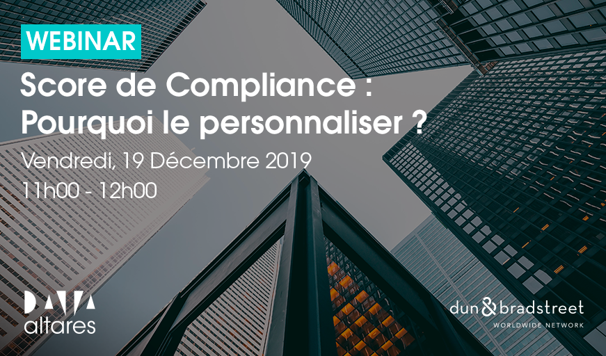 AltaresDB's tweet photo. #SaveTheDate🗓️| 19 Décembre 2019
Inscrivez-vous à notre prochain #webinar "Score de Compliance, pourquoi le personnaliser? " présenté par notre expert #compliance @luce_laurent
➡️https://t.co/VZsGd6dKEB
#Indued #Conformité https://t.co/M0wrCTMPom