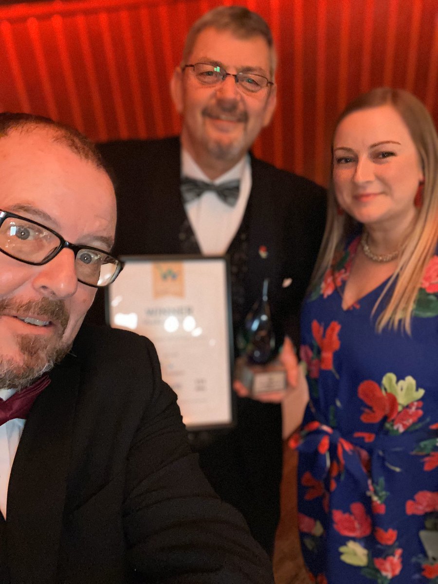 BSupplies's tweet photo. Wow! What a night! Double award winner at the @WyredUpB2B event including Wyre Business of the Year! We’re absolutely chuffed to bits ☺️ #WBA19 #Topteam #localcommunity https://t.co/GHuUcRuIwt