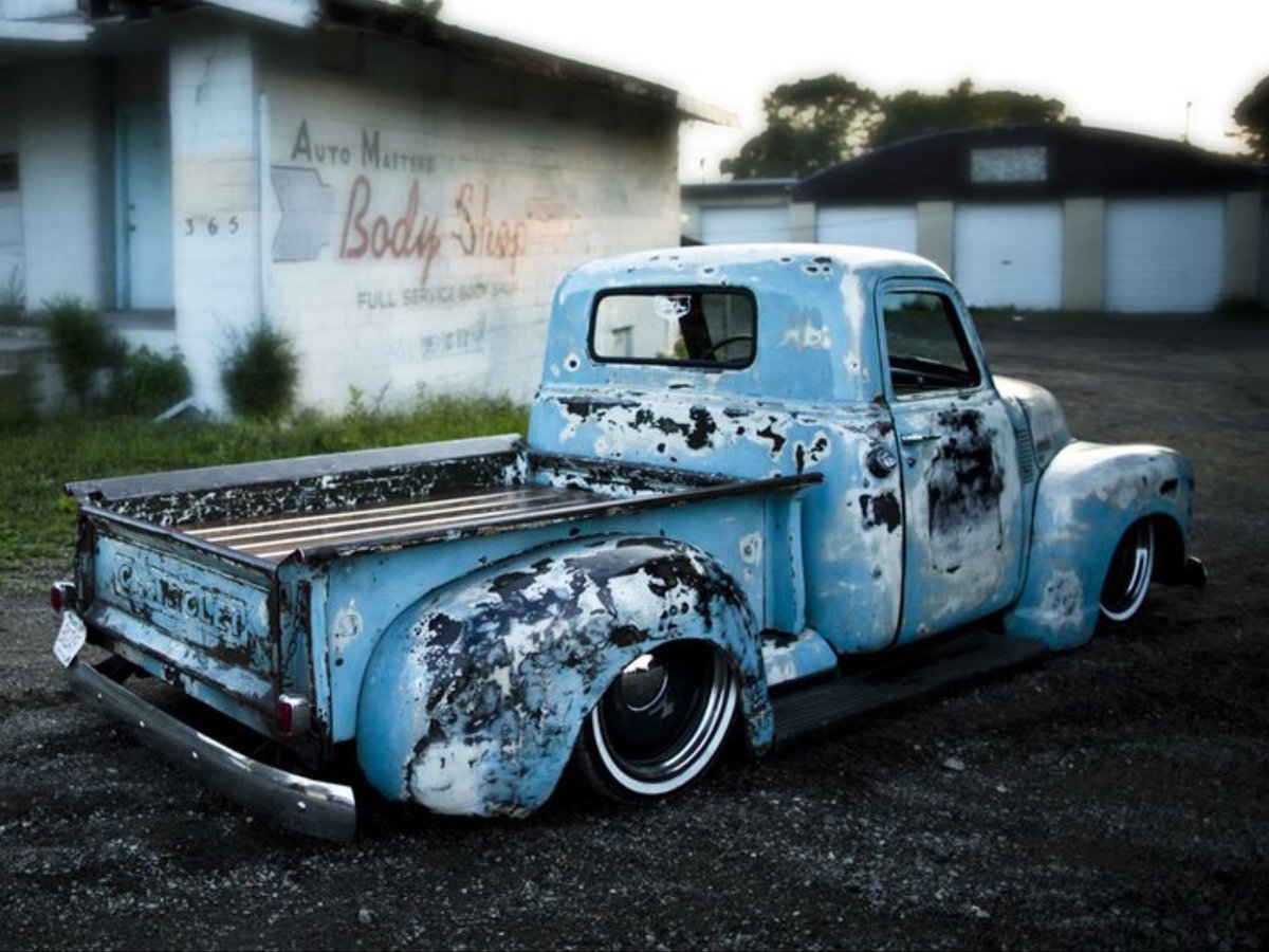jacksback01's tweet photo. 1949 Chevrolet Rat Pickup Truck https://t.co/N5sqj7j8HV