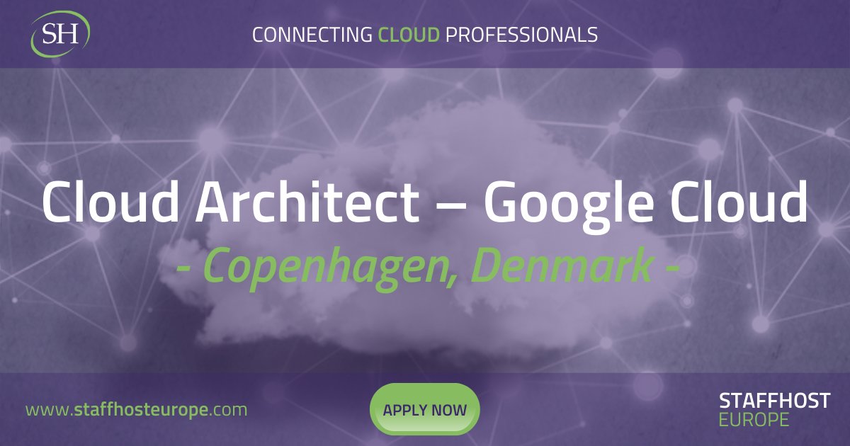 StaffHost's tweet image. Our client is a financial services specialist &amp;amp; they seek a Google Cloud Platform (GCP) certified Architect to help translate the client&apos;s business requirements into infrastructure design at their HQ.

staffhosteurope.com/job/cloud-arch…

#GoogleCloudArchitect #GCP #Copenhagen #Denmark