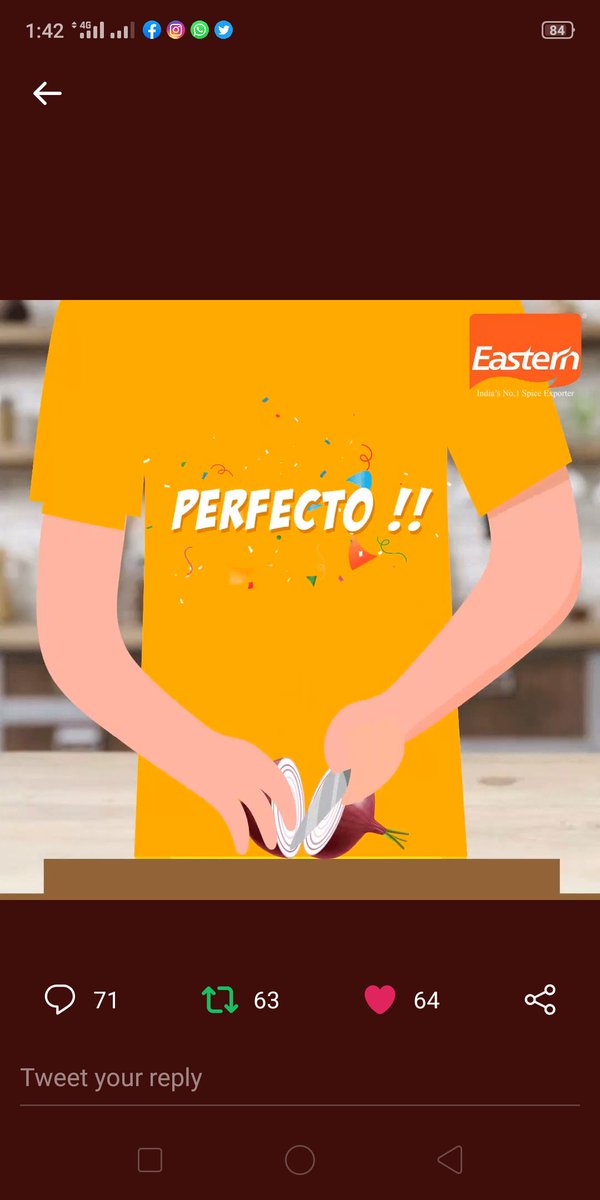 PritiNivoriya's tweet photo. @eastern_in #TheEasternExperience
#Contest
#ContestAlert
#EasternCondiments
My perfect screenshot team
@eastern_in
Join
@shubham599gupta
@invisibleindra1
@Sharat1906
@Subrata37606833
@Poojavats17
@pinkyk1980
@i_ashwin789
@BhavikaRajaswan
@ranchikuldeep
@Raghavendra0703 https://t.co/sHP9GeXNet