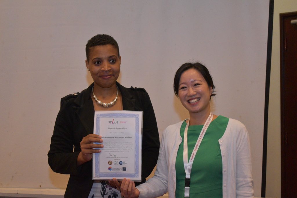 daddyhope's tweet photo. CONGRATULATIONS to Dr Fortunate Mudede, the second ever orthopedic female surgeon in Zimbabwe for winning the the Oxford COOLS grant.
This shows that we have brilliant doctors in Zimbabwe.
All they need is the State, their employer, to capacitate the hospitals &amp; pay a living wage https://t.co/knR5LtBkmL