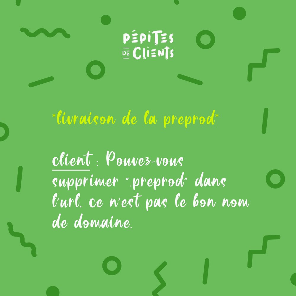 pepitesdeclient's tweet photo. Je suis pas sur que tout le monde comprenne, mais c'est pas grave 😁

https://t.co/HiAj1ioZtN

#developpement #webdeveloppement #pepitesdeclients #perlesdeclients #agencedecommunication #agenceweb #agencedigitale #preprod #agencedecom #creationdesiteweb #lesclients #freelance https://t.co/V83gwpqOf0