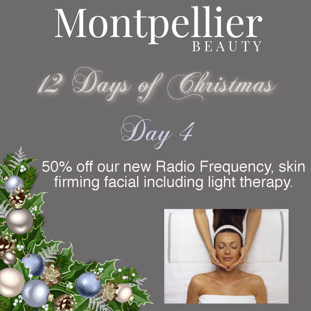 MontpellierB's tweet photo. Day 4 of our 12 Days of Christmas offers! Call today to book your appointment! 😀🎁 #beauty #harrogate https://t.co/UDMty6PdIv