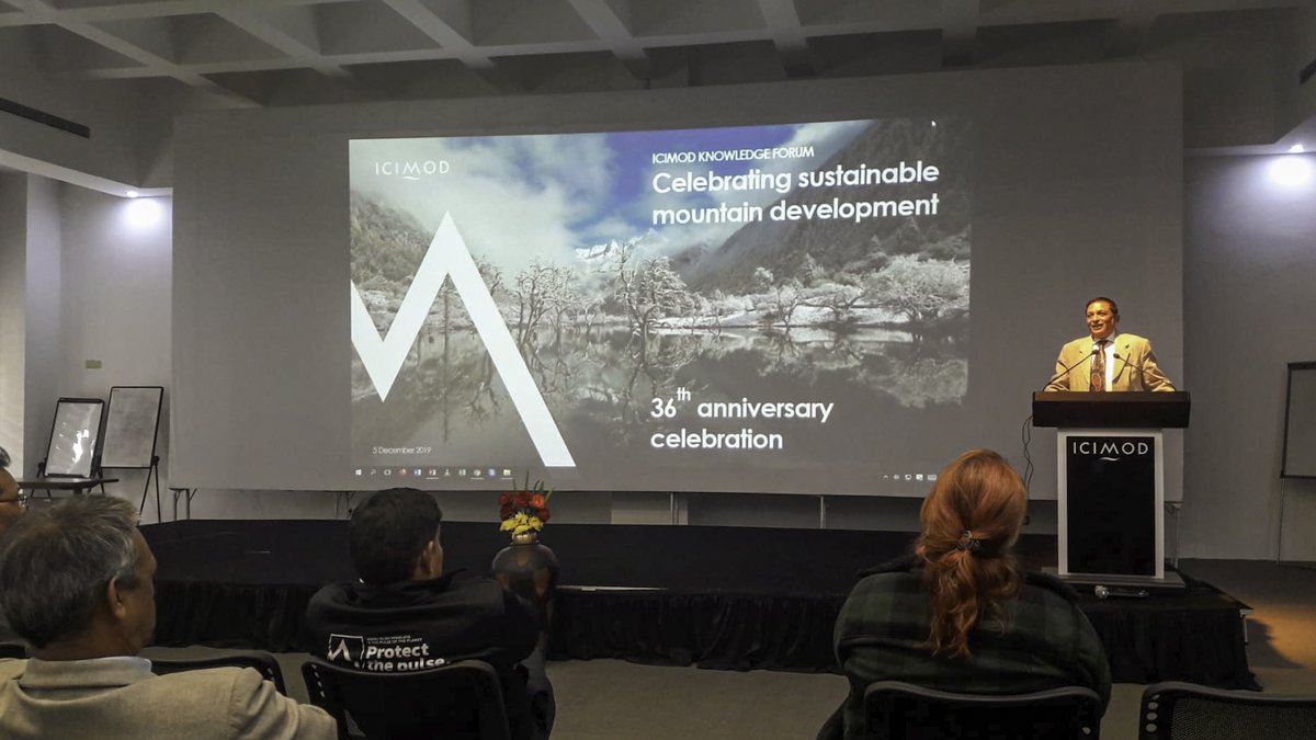 samijnsky's tweet photo. Nice day yesterday @icimod celebrating our 36th #birthday.
Founded in 1983 - now reached full maturity and impact working for #mountains &amp; #communities in #HinduKushHimalaya. 
And still 'eager to continue working for a prosperous #HKH' !
#protectthepulse @MtnResearch @UNmountains https://t.co/akCNbn7LjK
