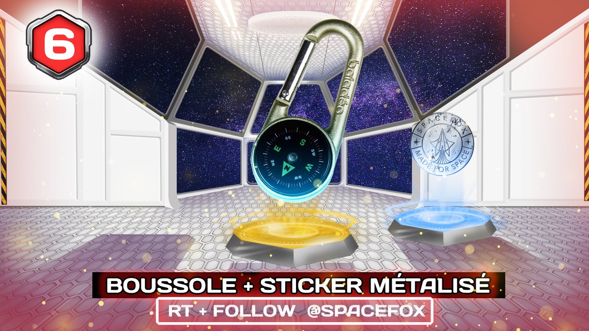 Spacefox_shop's tweet photo. 🎁 6ème jour du Calendrier de l'Avent ! 
Pour tenter de remporter une boussole et un sticker : 
RT + Follow @Spacefox_shop 
Tirage au sort : demain matin https://t.co/e69miA41ra
