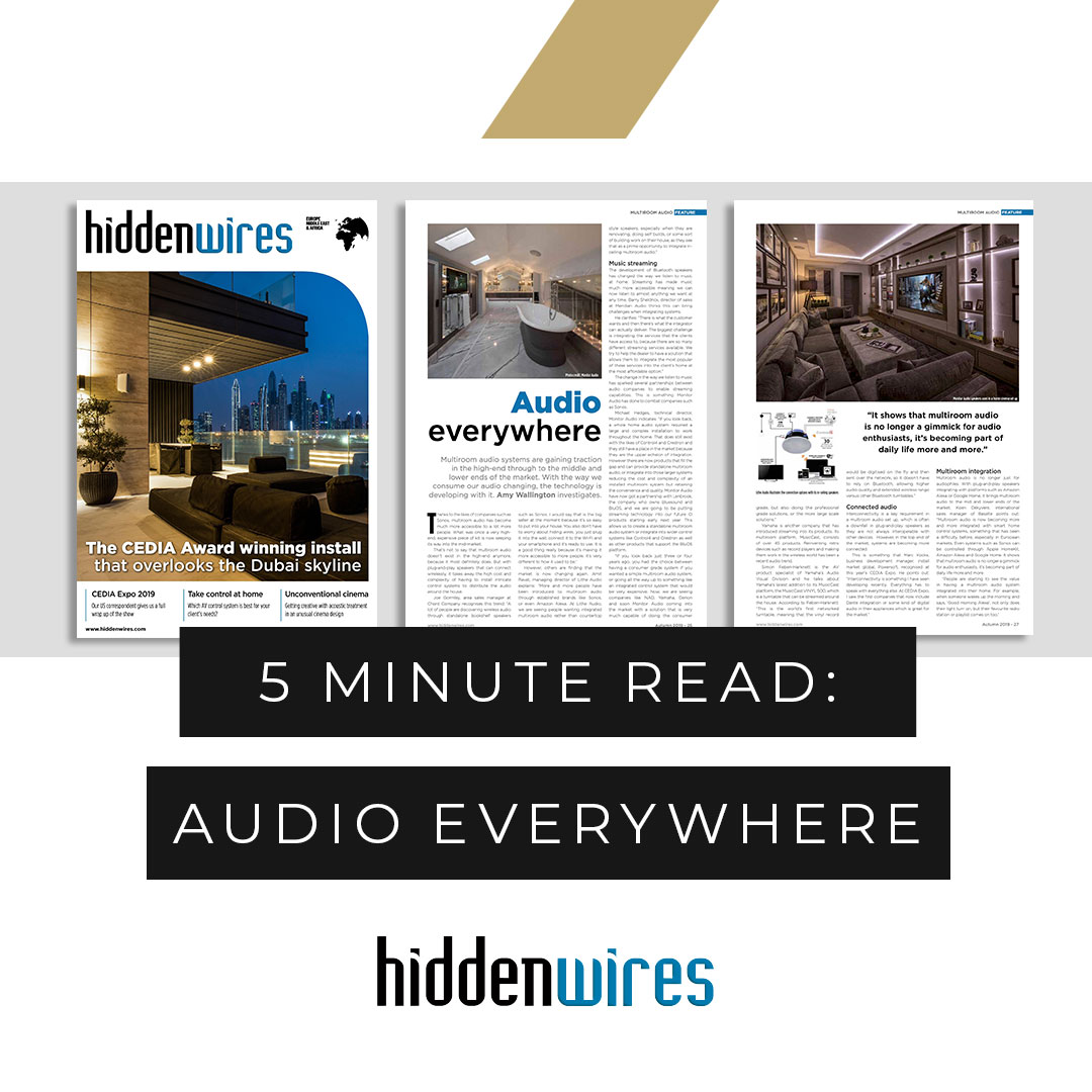 LitheAudio's tweet photo. Lithe Audio is featured in the @HiddenWires latest edition!
Discover how multi-room audio is becoming part of daily life more and more. Read the insightful article here: https://t.co/pUXqzpgaDy
#CeilingSpeakers #LitheAudio #multiroom #audio #smartav https://t.co/cDGw2ZoqdN