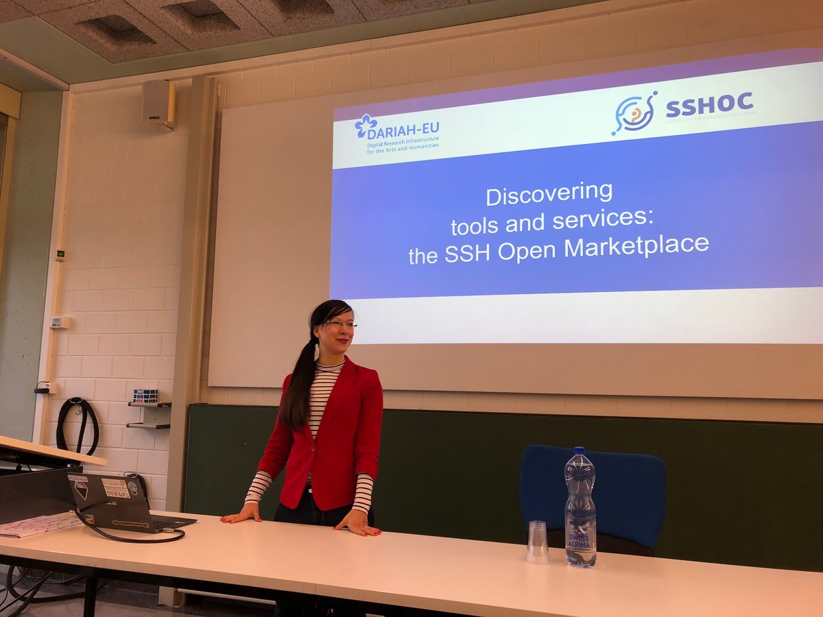 Second day of the #DariahCh workshop, starting with a hands-on session organised by <a href="/etothczifra/">Erzsébet Tóth-Czifra</a> thanks to whom we discover all the services offered by <a href="/DARIAHeu/">DARIAH-EU | @dariaheu.bsky.social</a>