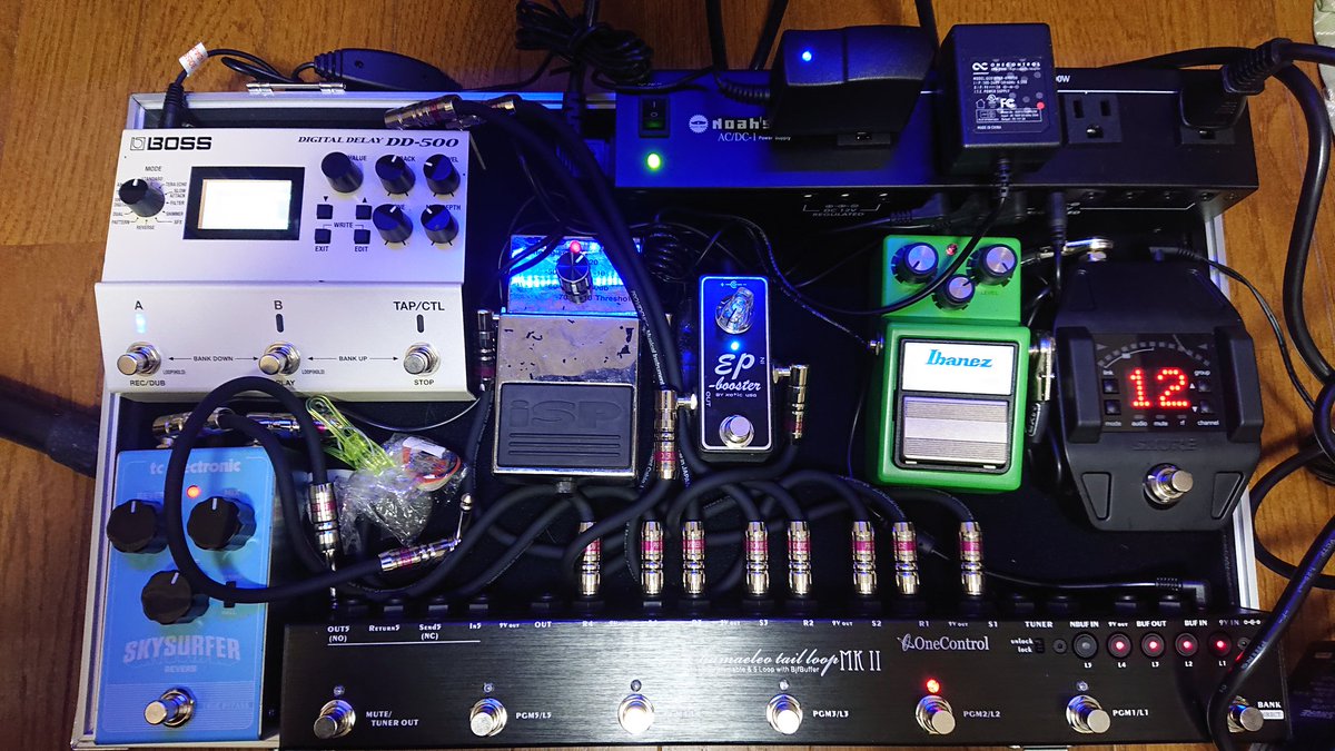saysayma0512's tweet photo. my new gear!!!
ARMOR PS-2C
Noah'sark AC/DC1
BOSS DD-500
TC ELECTRONIC Skysurfer Reverb
One Control Chamaeleo Tail Loop MKⅡ
PROVIDENCE Premium Link Z102
#mynewgear
#ARMOR
#PS2C
#OneControl
#ChamaeleoTailLoop
#BOSS
#DD500
#TCELECTRONIC
#SkysurferReverb
#PROVIDENCE
#Z102 https://t.co/A5LiZOIJAw