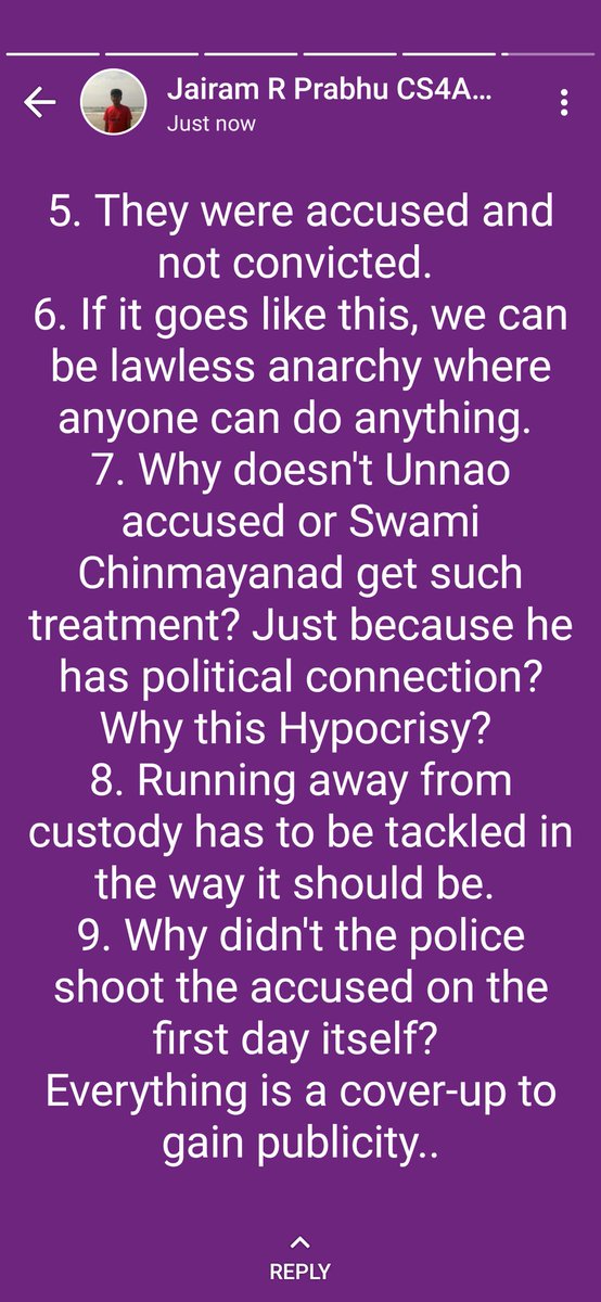 AlanSebastianG6's tweet photo. It is true
Just because these accused did not have political connections or was rich, this was done.
Will these police shot a minister who is accused in a similar case? https://t.co/5qbPja5ki6