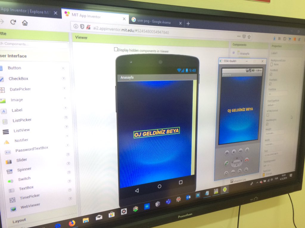 serkan_konus's tweet image. Bu hafta Appinventor Web uygulaması ile 6. Sınıflarımızla “kronometre”, 7. Sınıflarımızla ise “kullanıcı giriş ekranı” android uygulamalarımızı eğlenceli bir şekilde geliştirdik. 💻 📱#bahcesehirkodluyor #codingbk #edirnebahcesehir