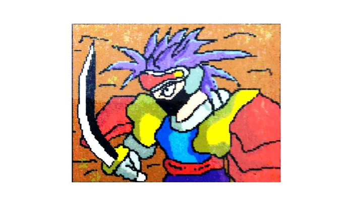 これは私が初めてパソコンで絵を描いたときのイラスト。 