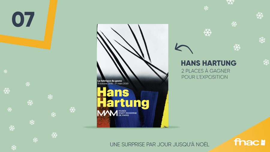 fnacspectacles's tweet photo. 🎅 #NoelFnacSpectacles 0⃣7⃣ 🎅

Attention ! Aujourd'hui on vous offre 2 places pour la superbe #expoHartung au @MAM ! 🖼

👉 RT + FOLLOW pour tenter de les remporter 

Infos : https://t.co/biZxoeulzs

#Concours https://t.co/DYM9wf5YBF