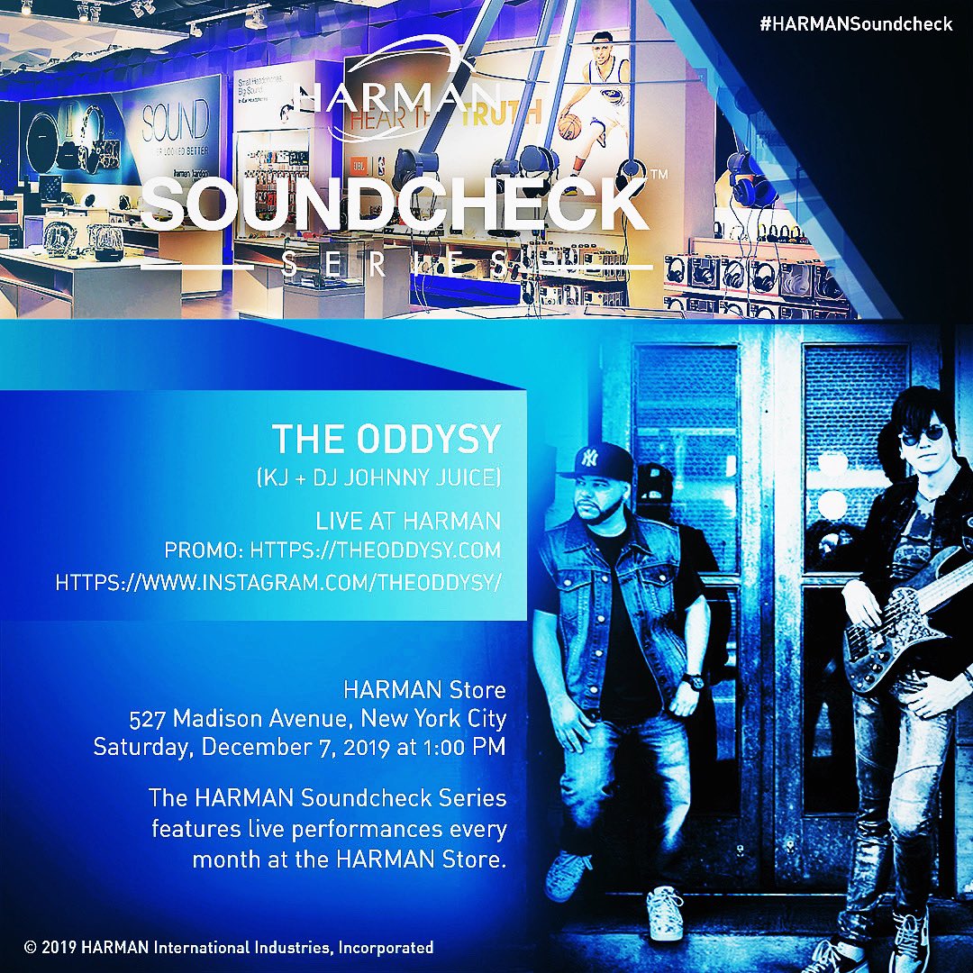 TheOddysy's tweet photo. Tomorrow at 1pm on Madison Ave❗️ ✌️#harmansoundcheck 
.
.
.
#theoddysy #youmustbejustdontknowwhoiis #supportindiemusic #musicblowsmymind https://t.co/GBBESVmIAS